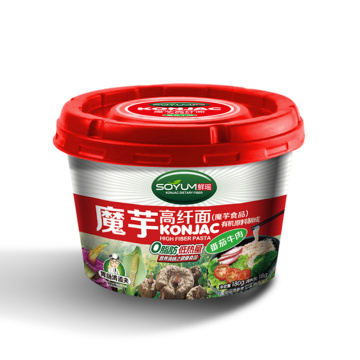 Instant Konjac Noodles com Tomato Sabor